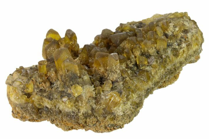 Yellow Barite Crystal Cluster - China #132773